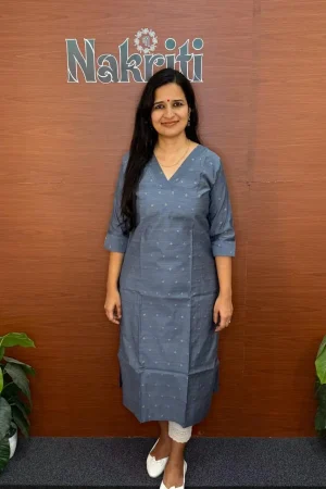 Silk cotton kurti