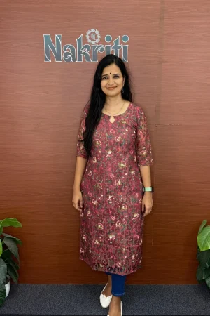 Floral Print Casual Kurti