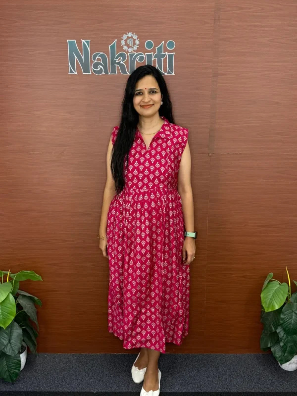 Muslin Silk Feeding Frock