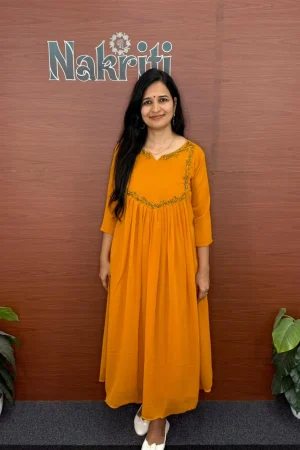 Georgette designer kurti