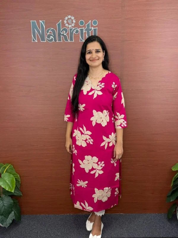 Casual pure cotton kurti(SALE)