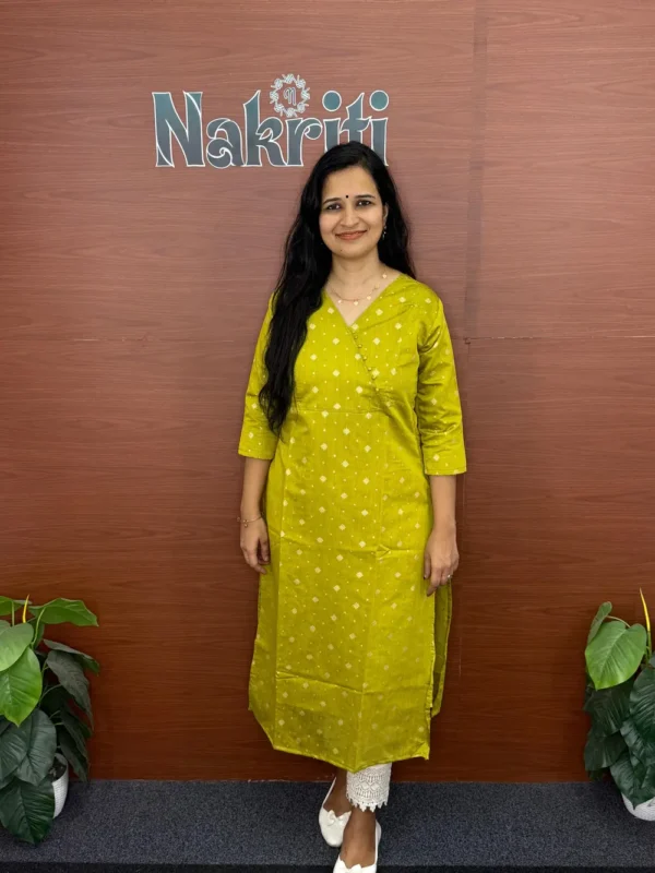 N1129-1 Silk cotton kurti