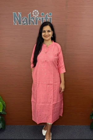Soft silk casual kurti