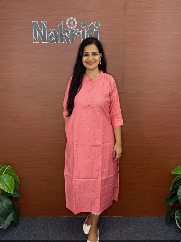 N1152 Soft silk casual kurti