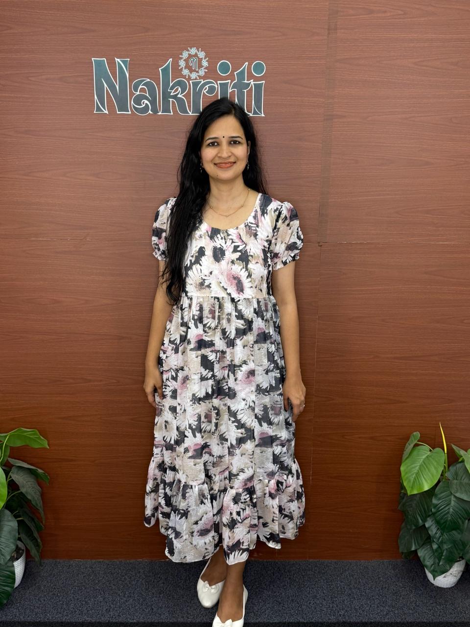 Georgette Floral frock