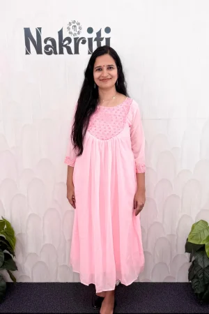 Georgette designer kurti