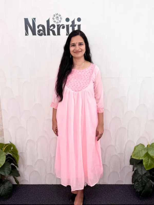 Georgette designer kurti