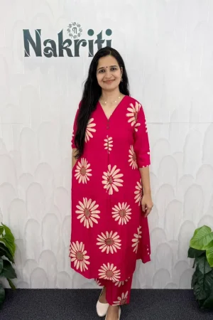 Muslin silk co-ord set (2pc set)