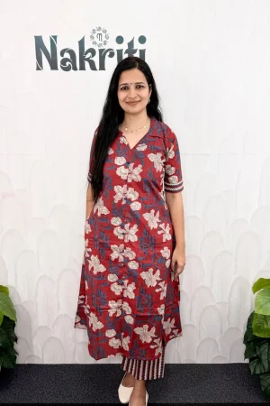 Printed Cotton Co-ord Set(2pc set)