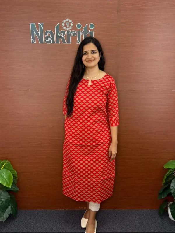 N1157 Casual pure cotton kurti