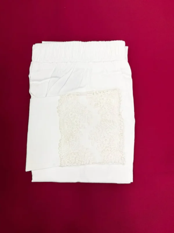 Lycra cotton Lace Pant
