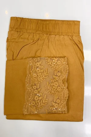 Lycra cotton Lace Pant