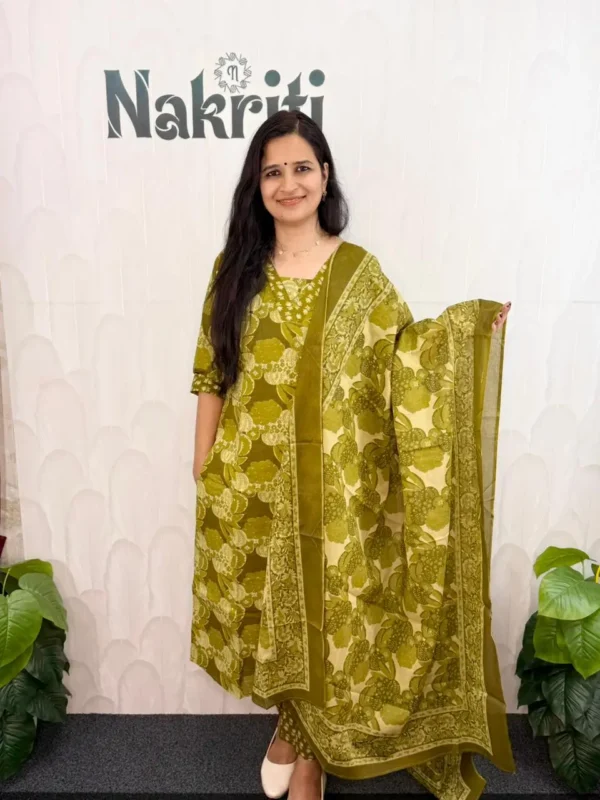 Casual pure cotton salwar set (3pc set)