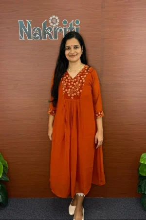 Georgette designer kurti