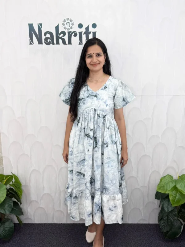 Tie and Dye A-Line Kurti