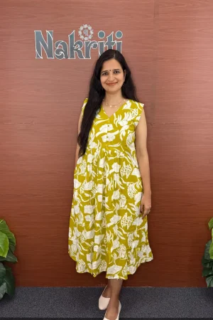Printed A-Line Kurti With Pocket