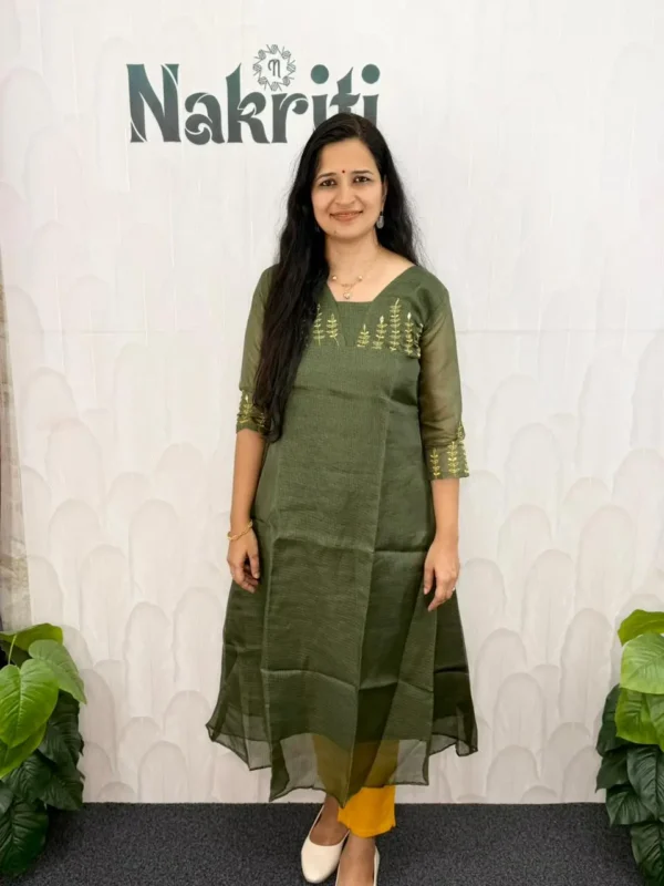 Net Kota A line designer kurti