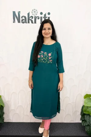 Georgette designer kurti