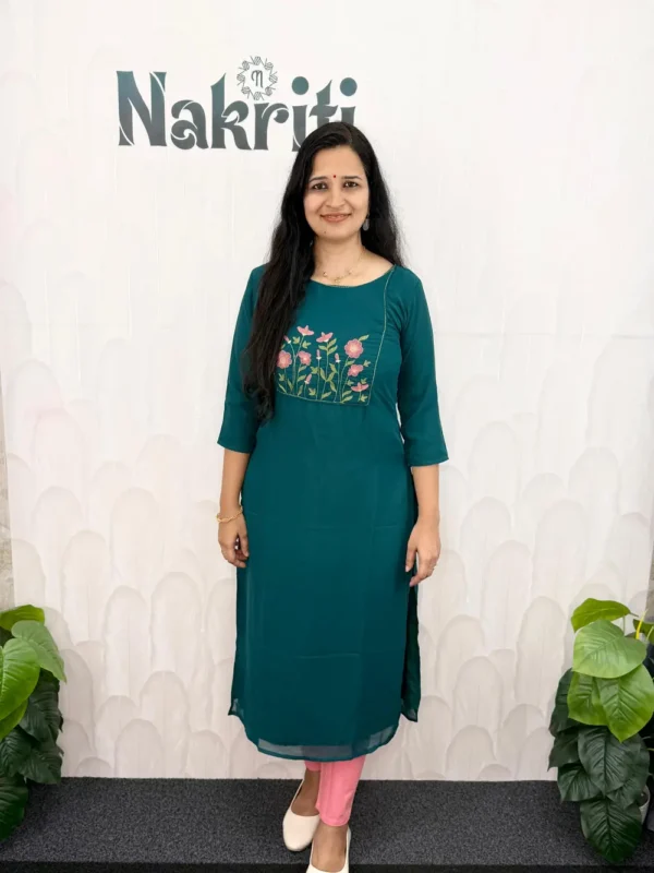 Georgette designer kurti