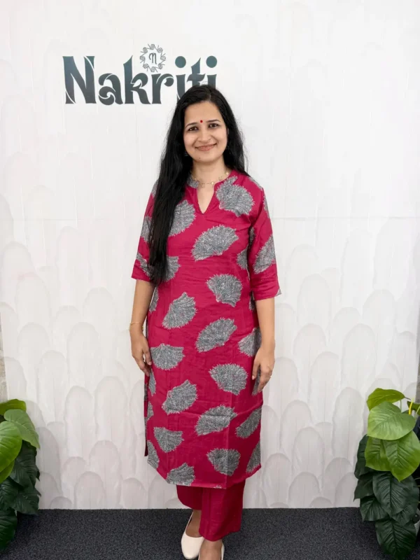 N1163-1 Muslin silk co-ord set (2pc set)