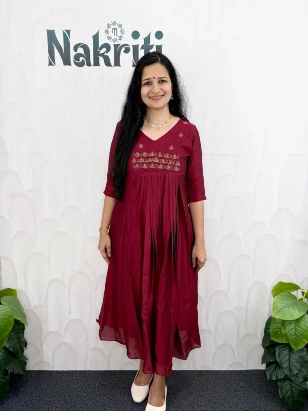 Georgette designer kurti
