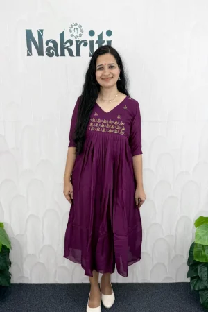 Georgette designer kurti