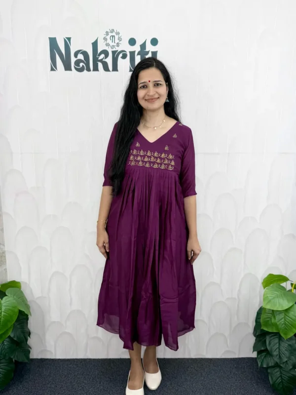 Georgette designer kurti