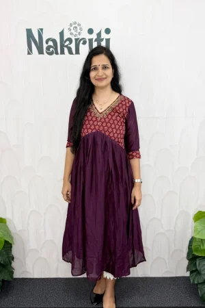 Georgette designer kurti
