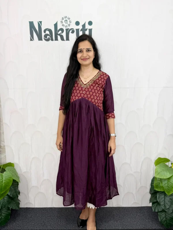 Georgette designer kurti