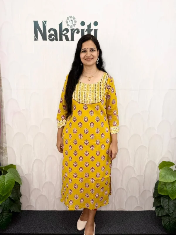 Designer pure cotton kurti