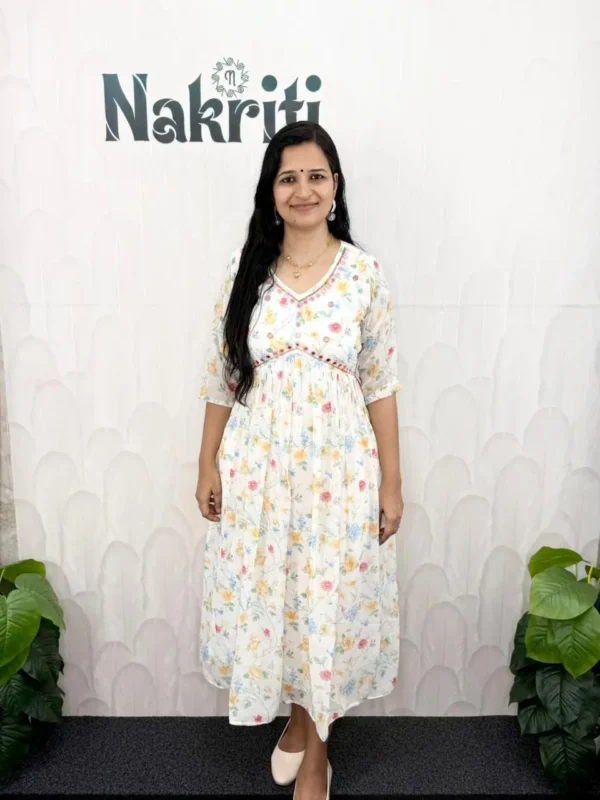 Alia cut designer frock