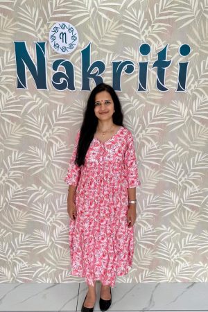 Floral print A line kurti