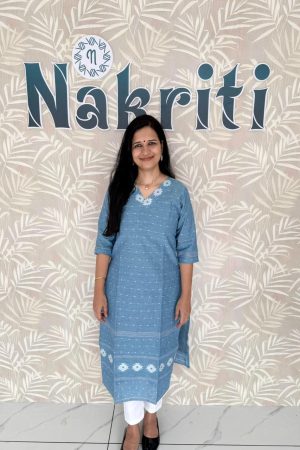 Handloom cotton kurti