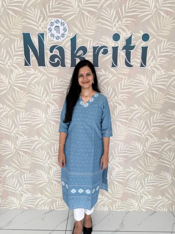 Handloom cotton kurti