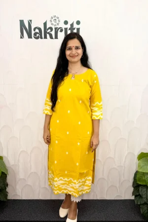 Jamdani Pure cotton kurti