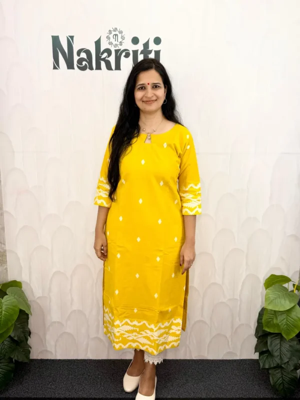 Jamdani Pure cotton kurti