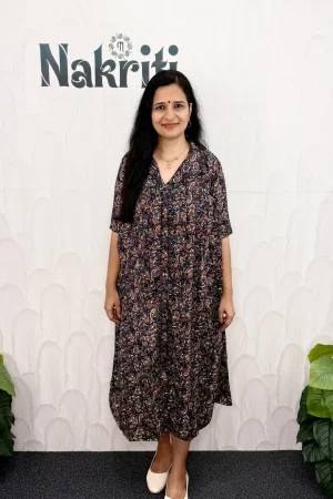 Floral print A line kurti