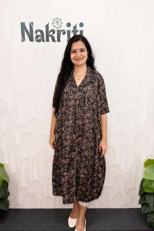 Floral print A line kurti
