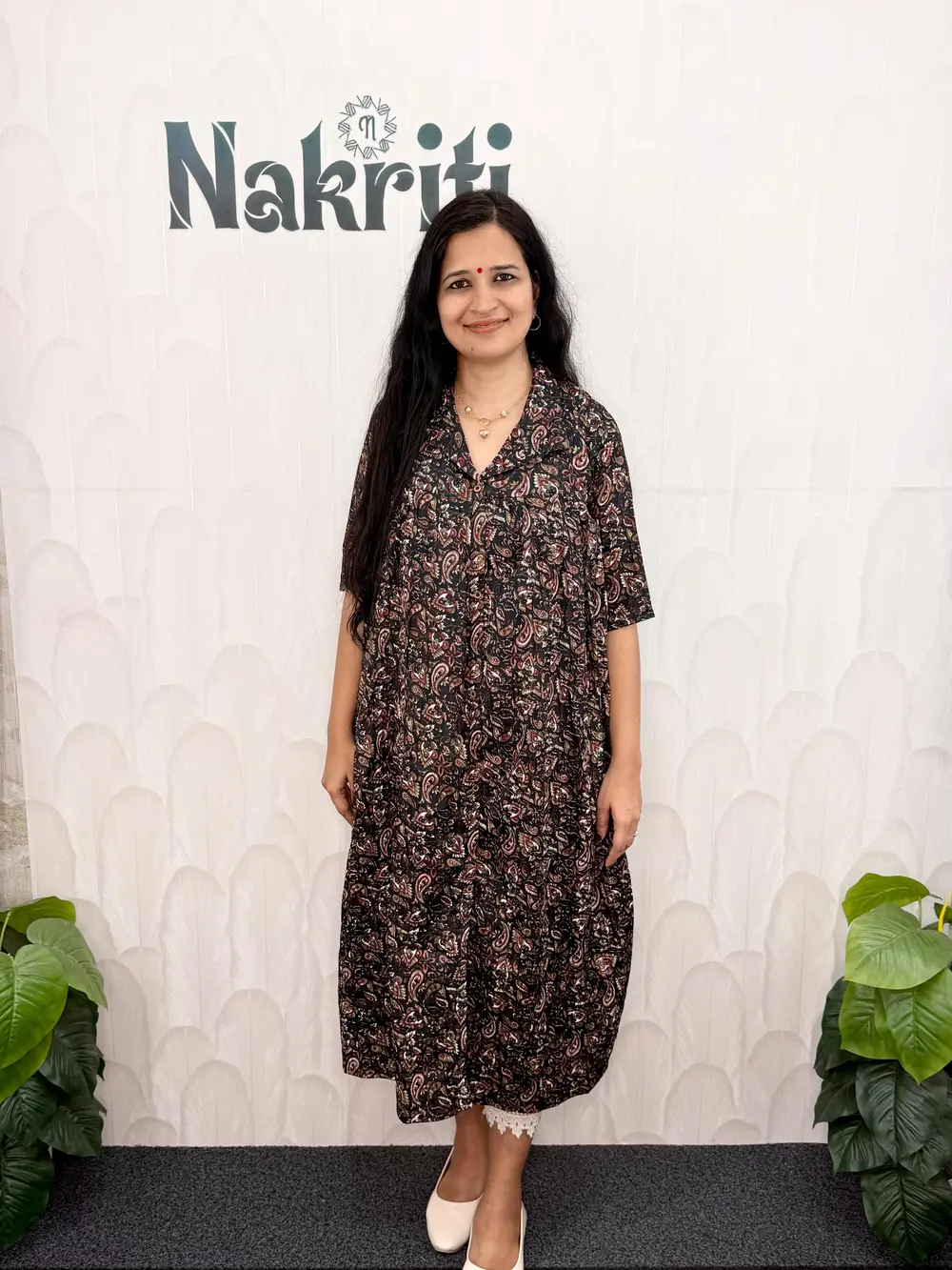 Floral print A line kurti