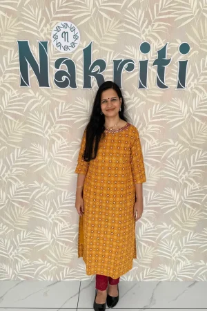 Pure cotton designer kurti