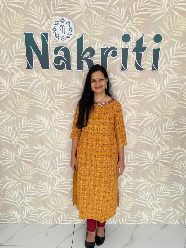 Pure cotton designer kurti
