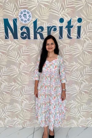 Floral print A line kurti