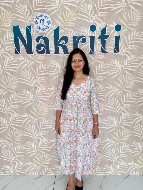 Floral print A line kurti