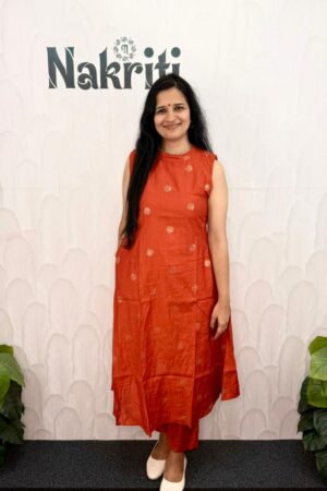 Raw silk co-ord set (2pc set)