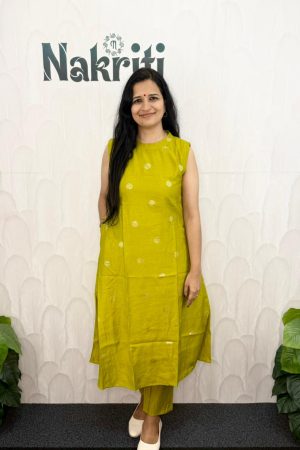 Raw silk co-ord set (2pc set)