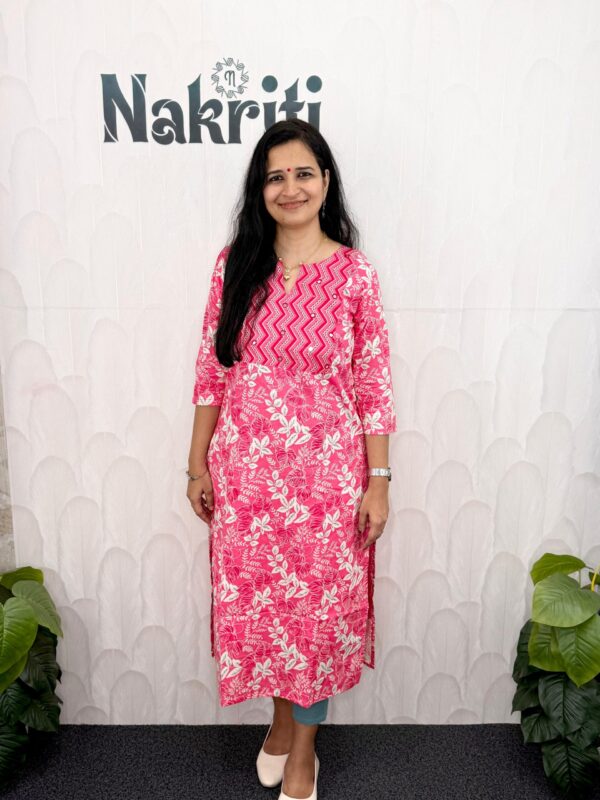 N1551 Casual cotton designer kurti