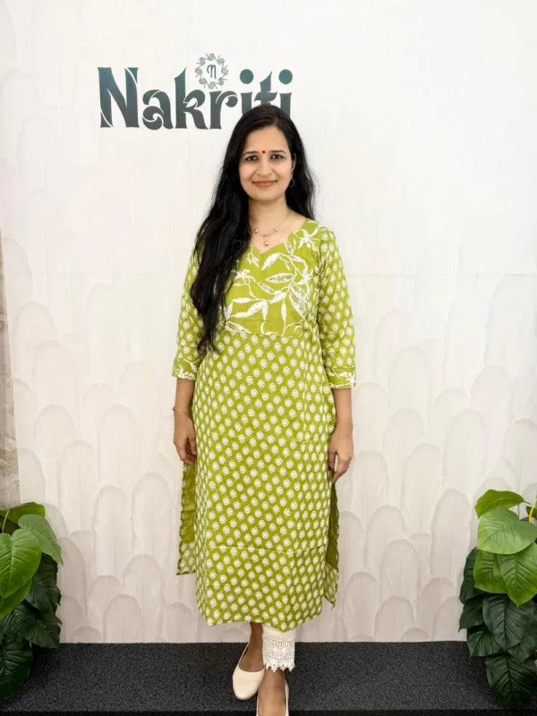 N1552-1 Casual cotton kurti
