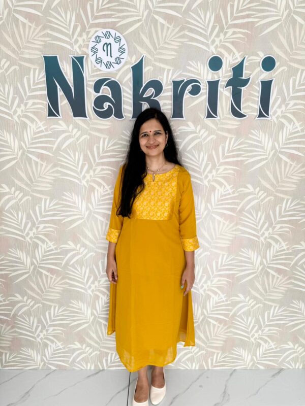 Georgette designer kurti