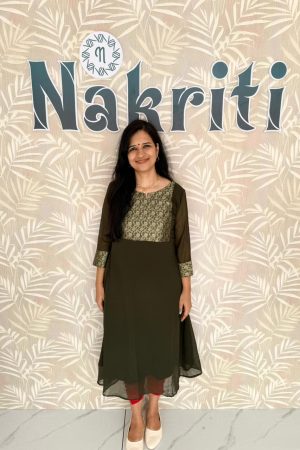 Georgette designer kurti