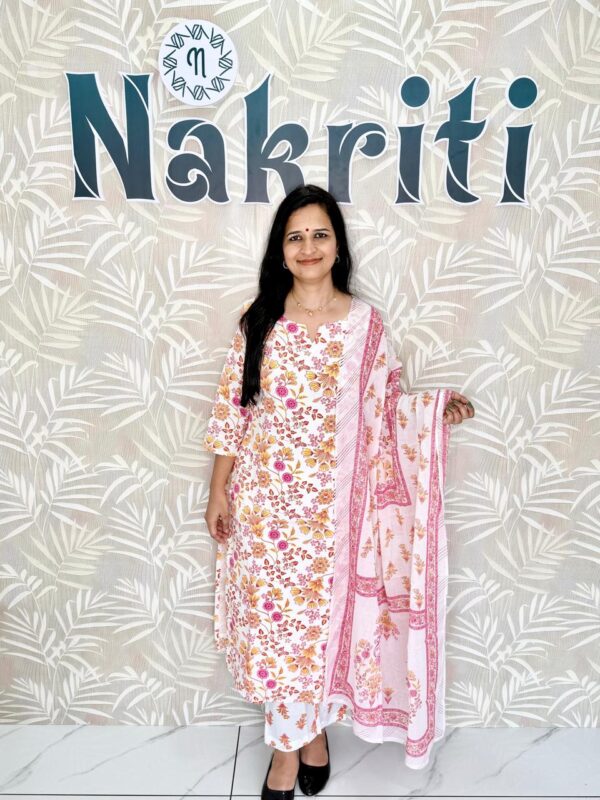 Pure cotton salwar set (3pc set)